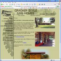 Cracker Style Log Homes Web Site
